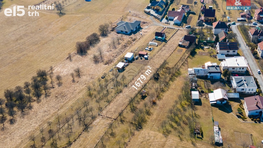 Prodej pozemky pro bydlení, 1 679 m² - Slavičín - Divnice