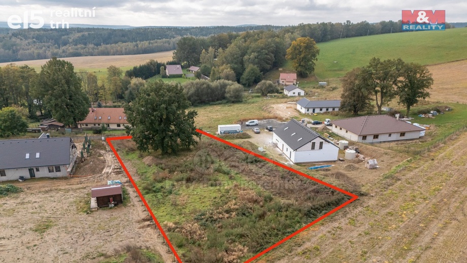 Prodej pozemky pro bydlení, 2 705 m² - Cheb