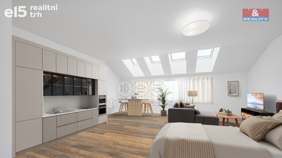 Prodej byty 1+kk, 47 m² - Uhlířské Janovice