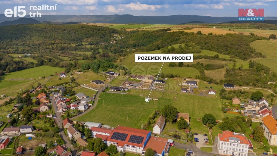 Prodej stavebního pozemku 1 899 m², Rtyně nad Bílinou