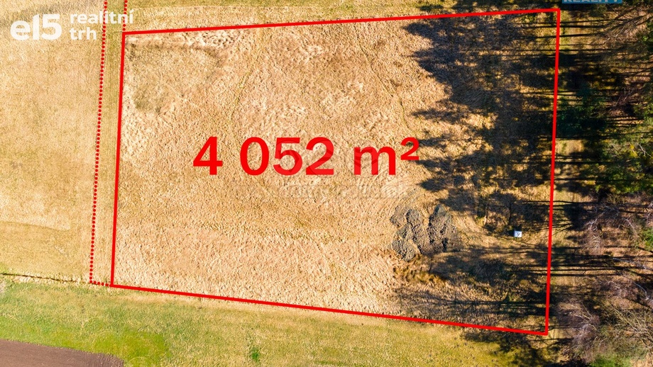 Prodej pozemky pro bydlení, 4 052 m² - Újezd u Sezemic - Zástava