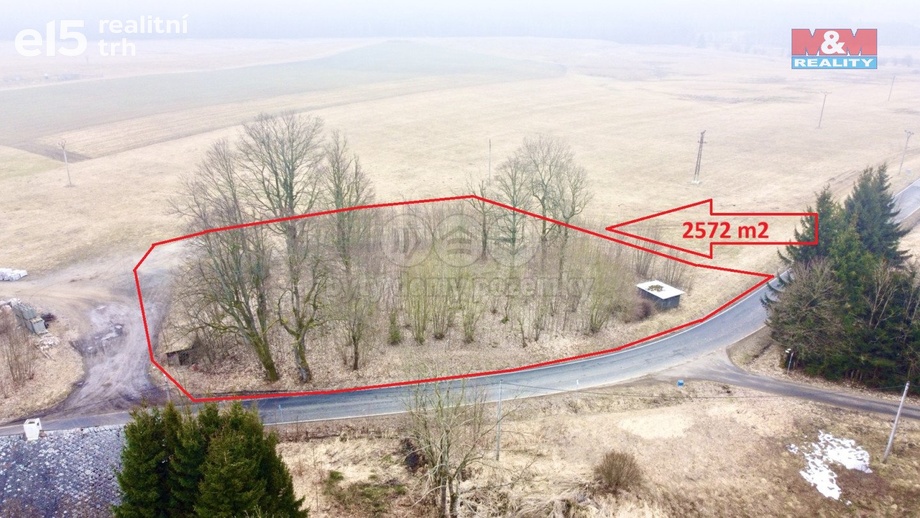 Prodej pozemky pro bydlení, 2 572 m² - Králíky - Dolní Boříkovice