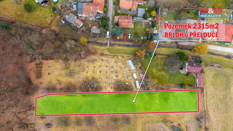 Prodej stavebního pozemku 2 475 m², Brloh
