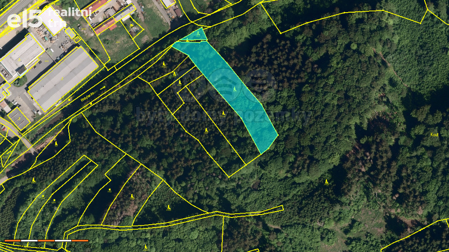 Prodej lesy, 4 785 m² - Vsetín - Rokytnice