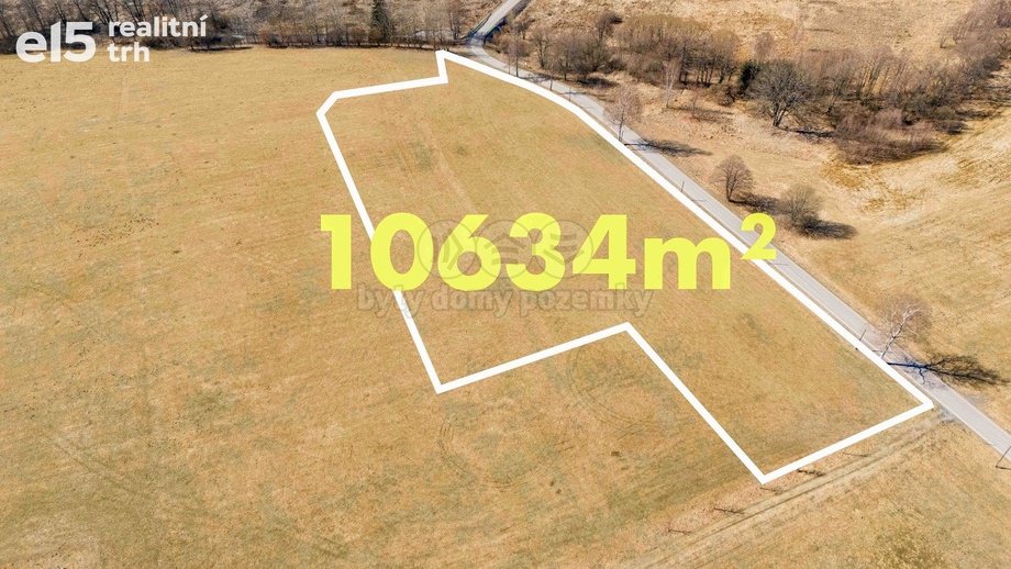 Prodej pozemky - trvalý travní porost, 10 634 m² - Křižánky - České Milovy