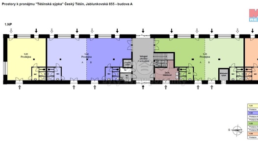 Pronájem obchodní prostory, 219 m² - Český Těšín