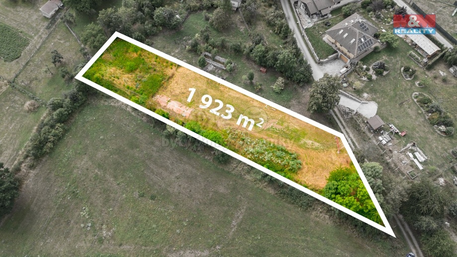 Prodej stavebního pozemku 1 923 m², Předotice