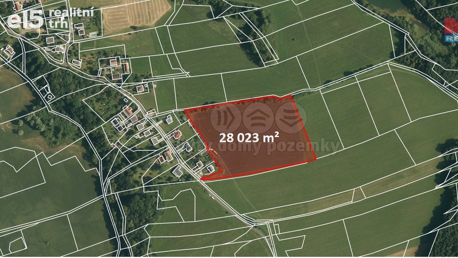 Prodej zemědělská půda, 28 023 m² - Kopřivnice - Lubina