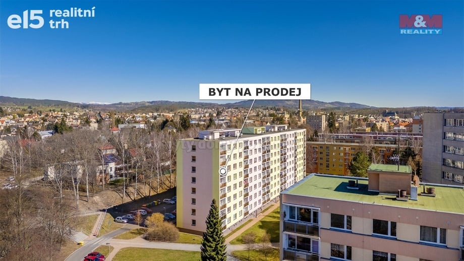 Prodej byty 3+1, 67 m² - Turnov