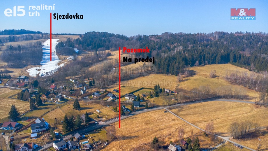 Prodej pozemky pro bydlení, 1 345 m² - Polevsko