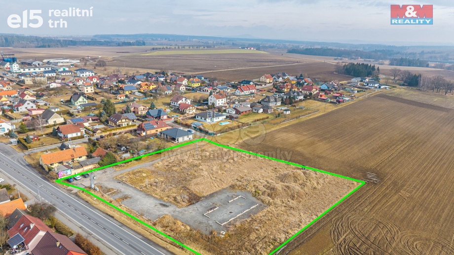 Prodej pozemky pro komerční výstavbu, 7 031 m² - Klenovice