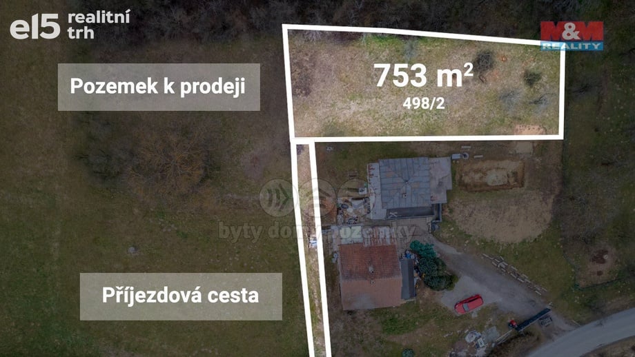 Prodej stavebního pozemku 1 033 m², Halenkovice