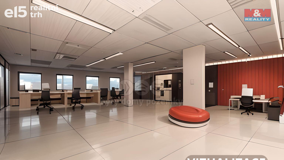Pronájem kanceláře, 244 m² - Domažlice - Město
