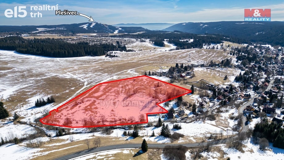 Prodej pozemky - trvalý travní porost, 34 512 m² - Pernink