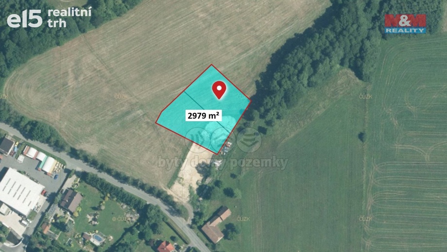 Prodej pozemky pro komerční výstavbu, 2 979 m² - Kateřinice
