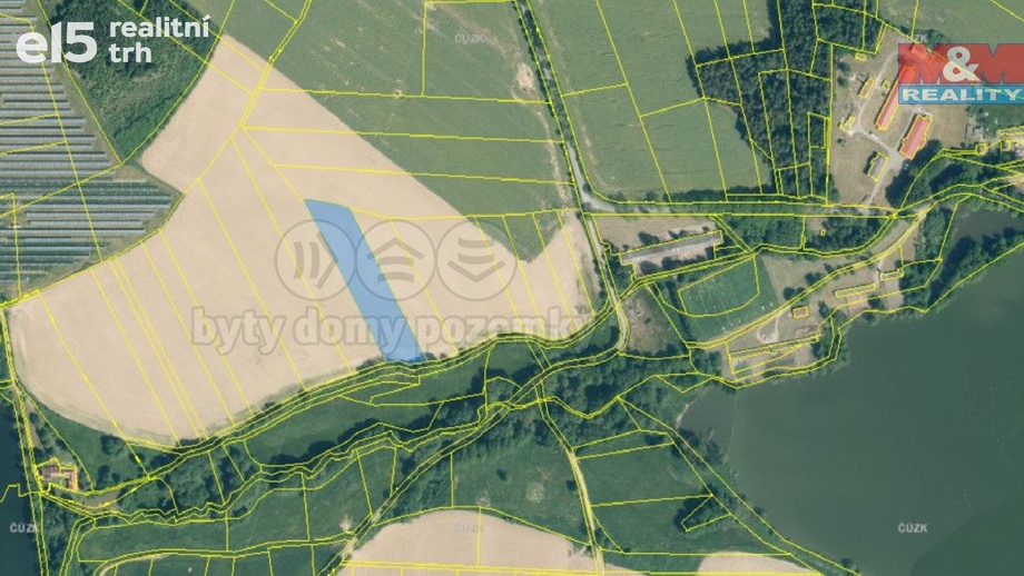 Prodej zemědělská půda, 7 612 m² - Myslív - Loužná