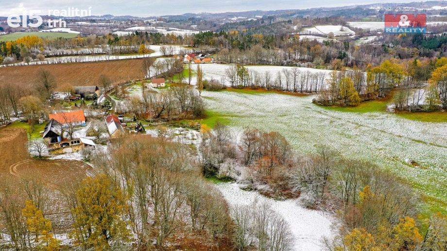 Prodej pozemky - trvalý travní porost, 1 834 m² - Vlksice - Klokočov