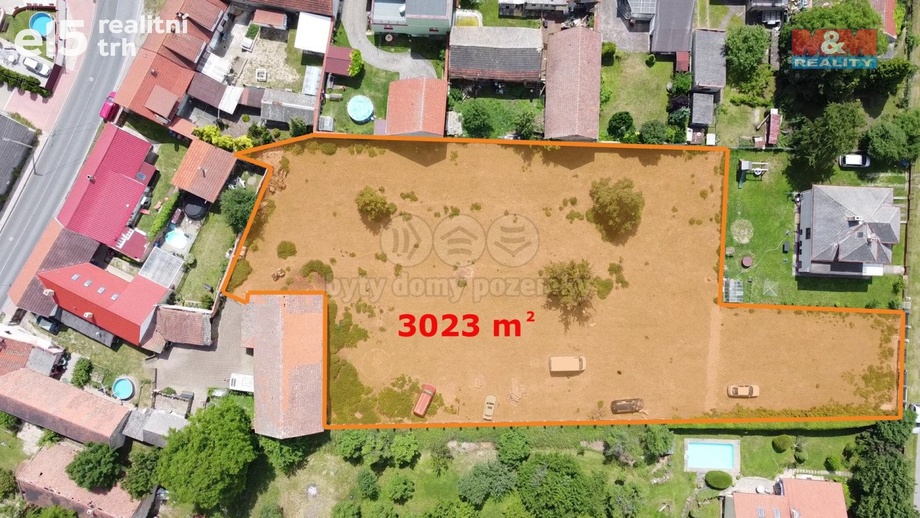 Prodej pozemky pro bydlení, 3 023 m² - Kounice