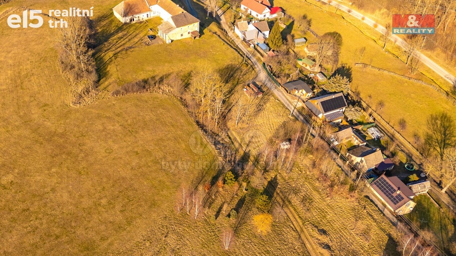 Prodej pozemky - trvalý travní porost, 962 m² - Radiměř