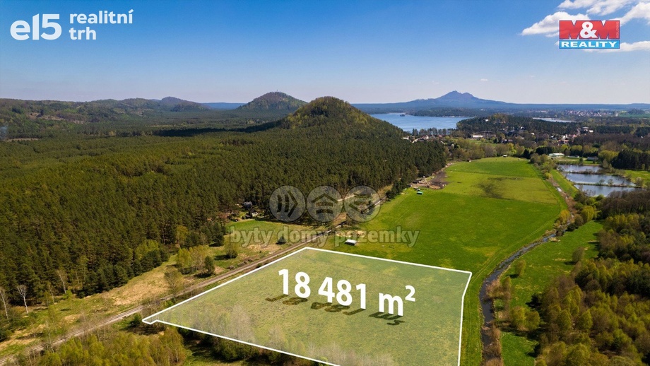 Prodej pozemky - trvalý travní porost, 18 968 m² - Doksy