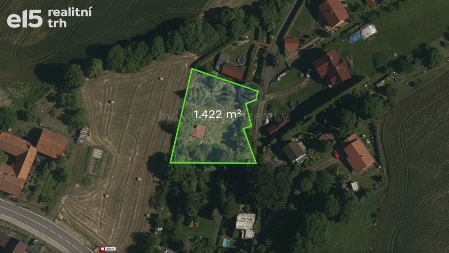 Prodej pozemky - zahrady, 1 422 m² - Jeseník nad Odrou - Hůrka