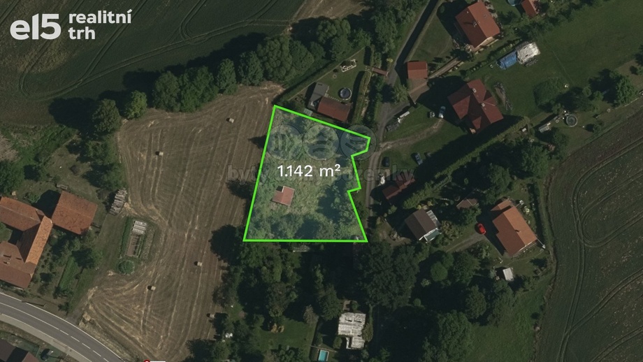 Prodej pozemky - zahrady, 1 422 m² - Jeseník nad Odrou - Hůrka