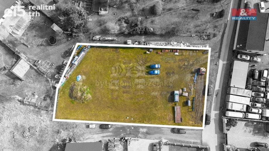 Prodej stavebního pozemku 1 887 m², Jivno
