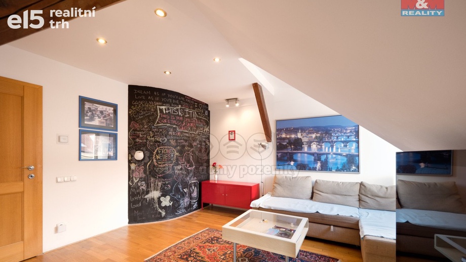 Prodej byty 2+kk, 71 m² - Praha - Smíchov