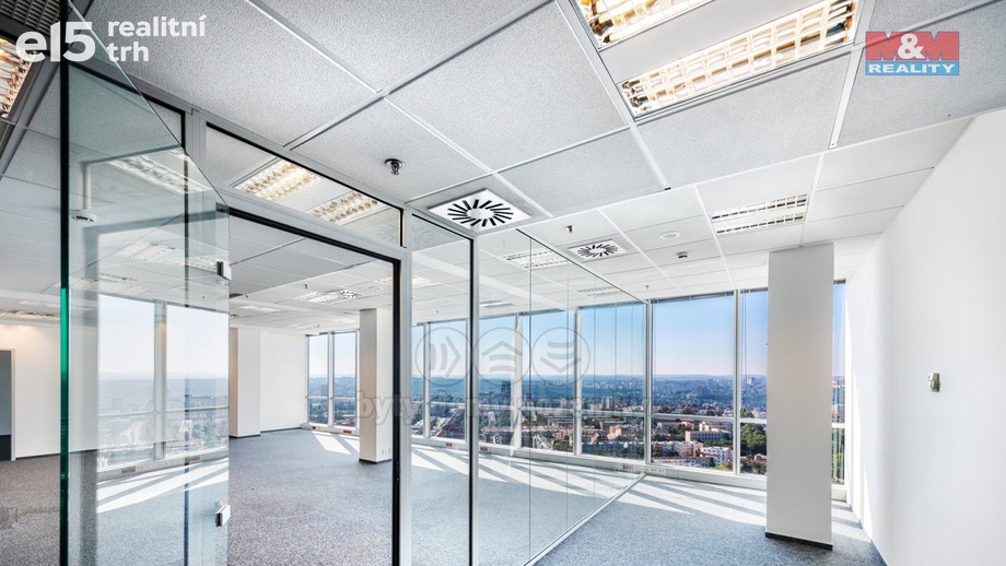 Pronájem kanceláře, 200 m² - Praha - Nusle