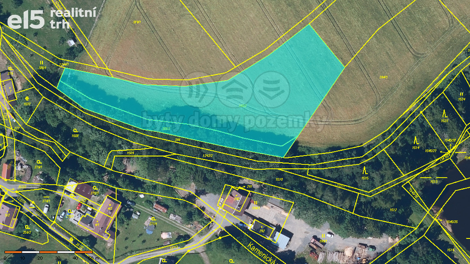 Prodej zemědělská půda, 5 522 m² - Pustá Kamenice