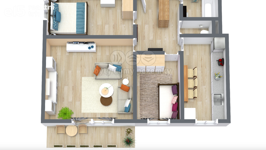 Prodej byty 3+1, 63 m² - Brno - Bohunice