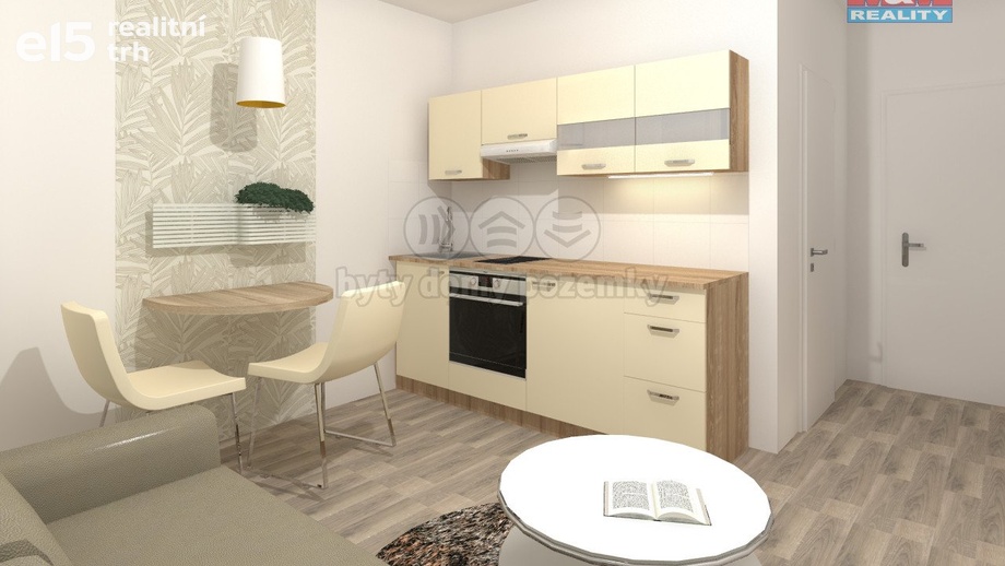 Prodej byty 1+1, 35 m² - Chomutov