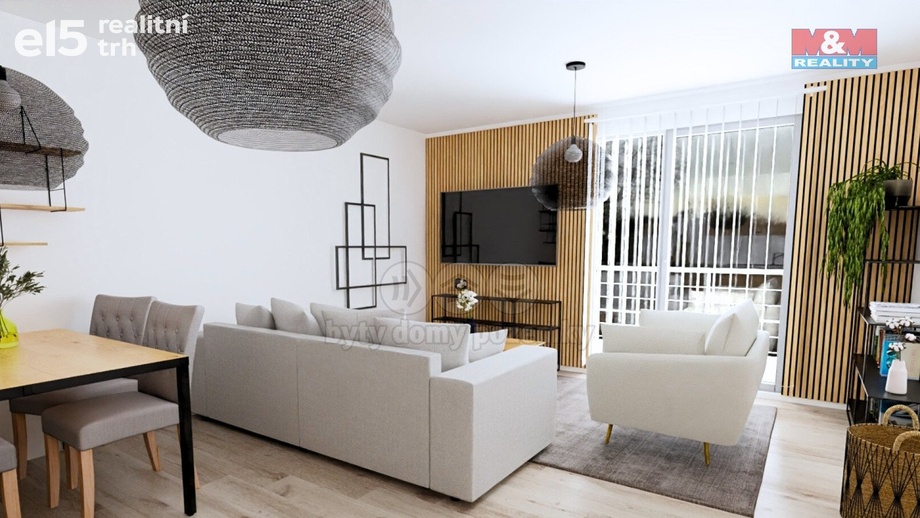 Prodej byty 2+kk, 59 m² - Žleby