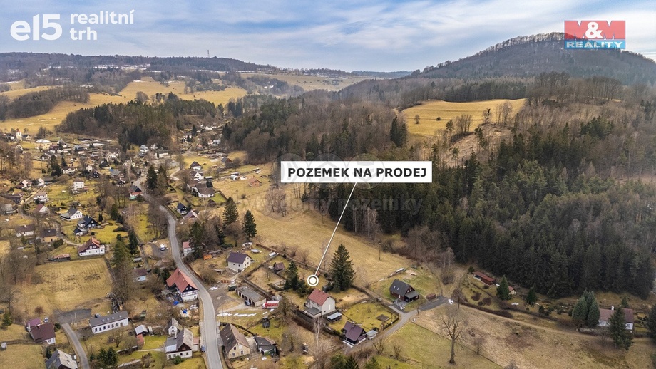 Prodej pozemky pro bydlení, 1 124 m² - Prysk - Horní Prysk