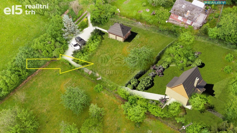 Prodej pozemky - zahrady, 470 m² - Ptení