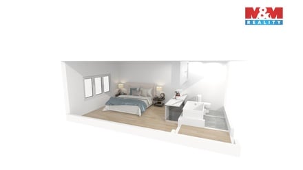 Prodej bytu 1+kk 20 m², Plzeň 3