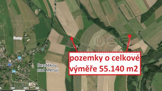 Prodej zemědělská půda, 8 413 m² - Machov - Nízká Srbská