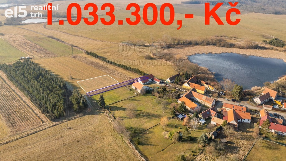 Prodej pozemky pro bydlení, 1 350 m² - Obořiště