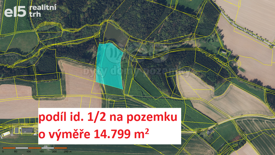 Prodej zemědělská půda, 14 799 m² - Velké Poříčí