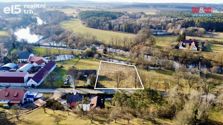 Prodej pozemky pro bydlení, 3 648 m² - Roudná