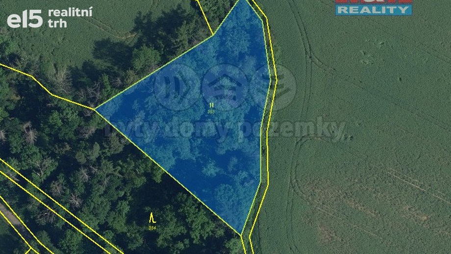 Prodej lesy, 1 290 m² - Dolní Bousov - Střehom