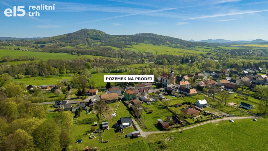 Prodej pozemky pro bydlení, 1 069 m² - Stružnice - Jezvé