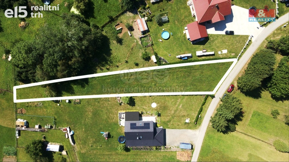 Prodej pozemky pro bydlení, 1 240 m² - Zálezly