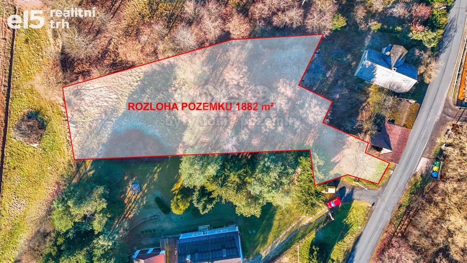 Prodej pozemky pro bydlení, 1 882 m² - Milíkov - Těšov