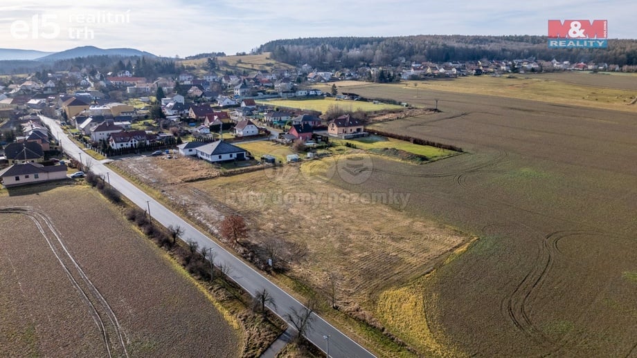 Prodej pozemky pro bydlení, 1 173 m² - Újezd