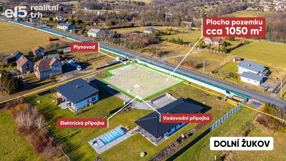Prodej pozemky pro bydlení, 1 050 m² - Český Těšín