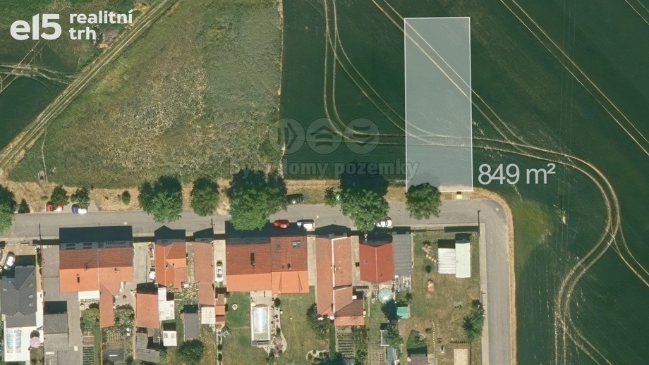 Prodej pozemky pro bydlení, 849 m² - Dobrovíz