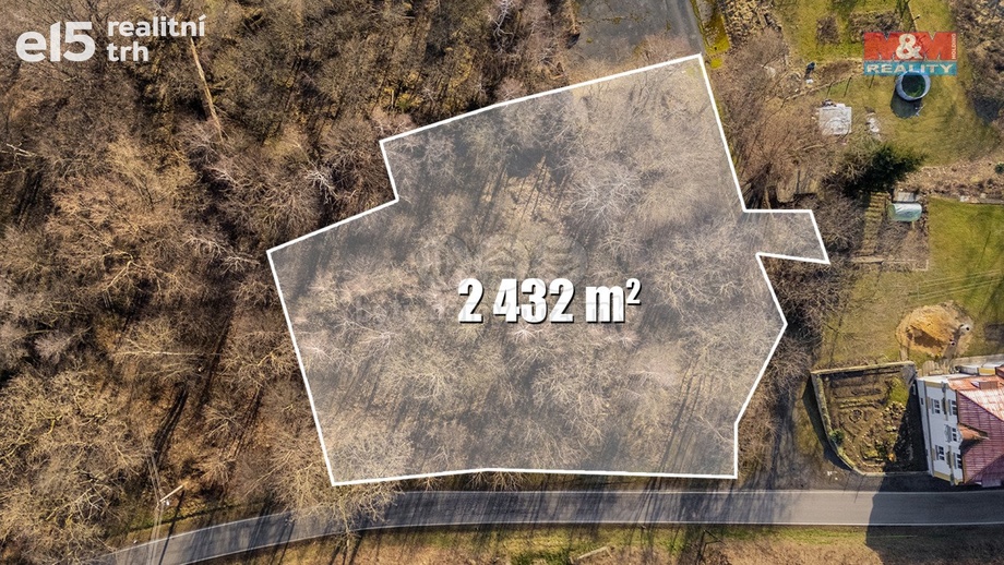Prodej pozemky pro komerční výstavbu, 2 432 m² - Černousy - Boleslav