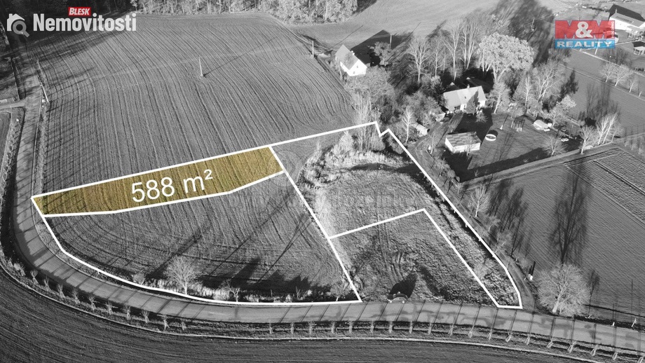 Prodej stavebního pozemku 588 m², Sedliště