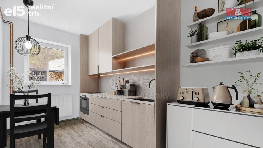 Prodej byty 2+1, 65 m² - Benešov nad Ploučnicí